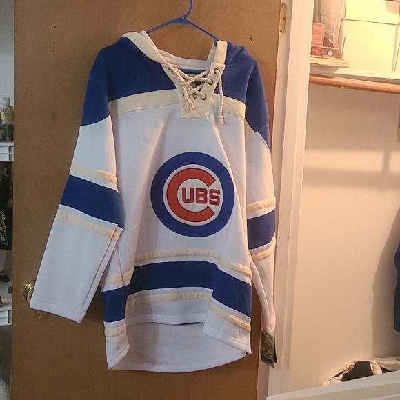 cubs hockey jersey hoodie